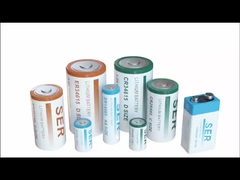 एक आकार 3.6 वोल्ट एए लिथियम बैटरी 3000mAh ER18505M