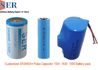 90mAh SPC1520 Li SOCL2 बैटरी ER सुपर कैपेसिटर बैटरी