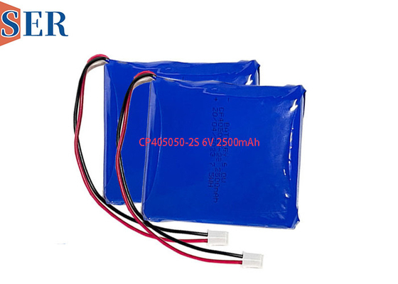 कस्टम डिजाइन CP405050-2S बैटरी पैक 6.0V 2500mAh प्राथमिक लिथियम बैटरी