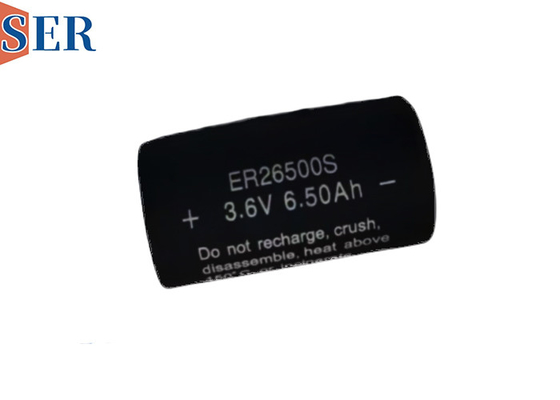 Er26500S 3.6V Li SOCl2 बैटरी आकार C उच्च तापमान 150°C तक तेल ड्रिलिंग क्षेत्र उपकरण के लिए