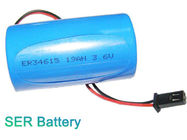 LS33600 / ER34615 D आकार 3.6V 19000mAh R20 लिथियम प्राथमिक Li-SOCI2 बैटरी