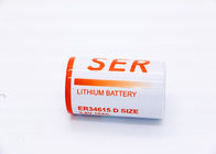 गैर रिचार्जेबल ली SOCL2 बैटरी हाई पावर लिथियम थियोनिल क्लोराइड 3.6V डी आकार ER34615M
