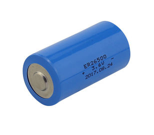 तादिरन TL2200 / TL4920 के लिए साइक्लिन्ड्रिकल ली SOCL2 बैटरी C साइज 3.6V 8500mAh ER26500