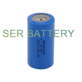 तादिरन TL2200 / TL4920 के लिए साइक्लिन्ड्रिकल ली SOCL2 बैटरी C साइज 3.6V 8500mAh ER26500