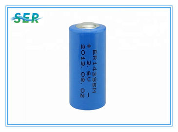 जल ताप मीटर के लिए सर्पिल प्रकार 3.6V 1200mAh लिथियम प्राथमिक बैटरी 2/3AA आकार ER14335M