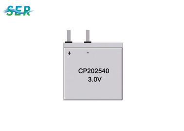 इलेक्ट्रॉनिक लॉक फ्लेक्सिबल अल्ट्रा थिन बैटरी प्राइमरी सेल CP202540 3.0V 350mAh क्षमता: