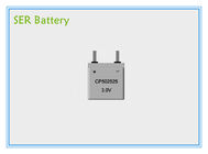 CP502525 3.0V पतली लचीली बैटरी, RFID / इलेक्ट्रॉनिक खिलौना के लिए फ्लैट लिथियम आयन बैटरी पैक;
