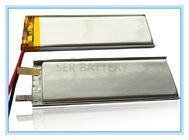 छोटी अल्ट्रा पतली लिथियम पॉलिमर बैटरी 583040 3.7 वी 700 एमएएच रिचार्जेबल स्क्वायर आकार: