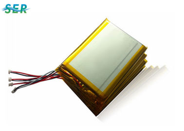 टिकाऊ लिथियम आयन बैटरी और लिथियम पॉलिमर बैटरी 3.7V 1000mah 55450 वर्ग आकार: