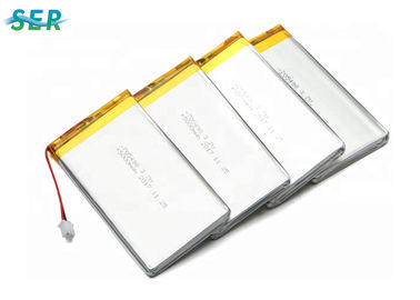 पीसीएम वायर के साथ हाई डिस्चार्ज लिथियम पॉलिमर बैटरी 3.7 वोल्ट 2300mah 625068