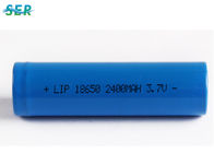 स्थिर सुरक्षित लिथियम आयन एए बैटरी, 18650 लिथियम आयन रिचार्जेबल सेल 3.7 वी 2400 एमएएच
