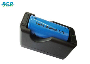 टॉर्च / इलेक्ट्रिक मशाल के लिए टिकाऊ लिथियम आयन बैटरी 26650 3.7V 4000mah