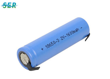3.2V 1500mAh लिथियम आयरन फॉस्फेट बैटरी सेल, लिथियम आयरन फॉस्फेट कार बैटरी IFR 18650