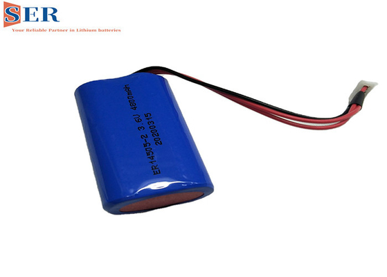 राम सीमॉस सर्किट के लिए 2ER14505 1S2P ली SOCL2 बैटरी ER14505-2 समानांतर 3.6V 4800mah