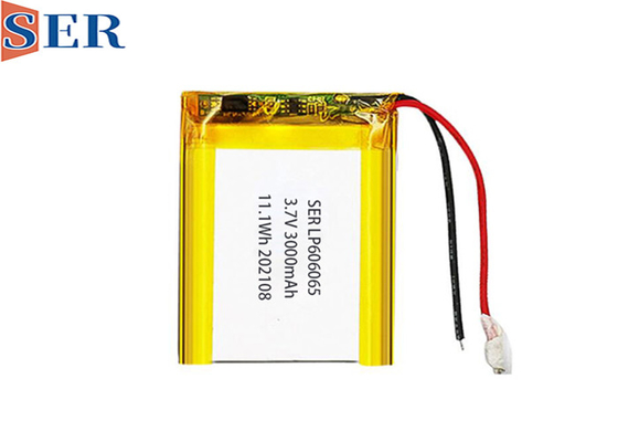 ली - आयन पाउच लिपो 606065 लिथियम पॉलिमर बैटरी 3.7V 7.4V 11.1V 2500mAh