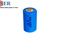 सुरक्षा 3.6V लिथियम प्राथमिक बैटरी 1/2AA आकार 600mah ER14250S 3.6 वोल्ट उच्च तापमान 150 Lisocl2 बैटरी लंबा जीवन