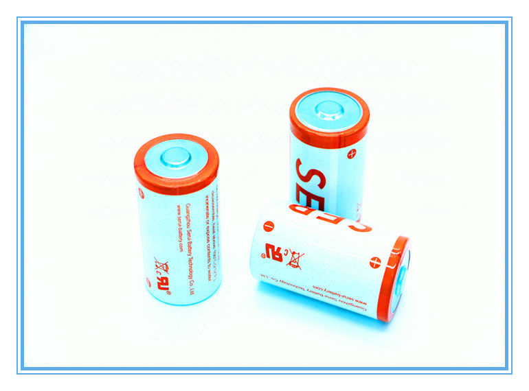 माइनर लाइट के लिए अनुकूलित 2/3A ली SOCL2 बैटरी ER17335 3.6 वोल्टेज 1900mAh