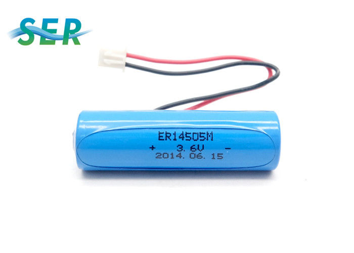 अनुकूलित ली SOCL2 बैटरी 4400mAh 3.6V / 7.2V AA आकार ER14505M-2P 1S2P CE अनुमोदन