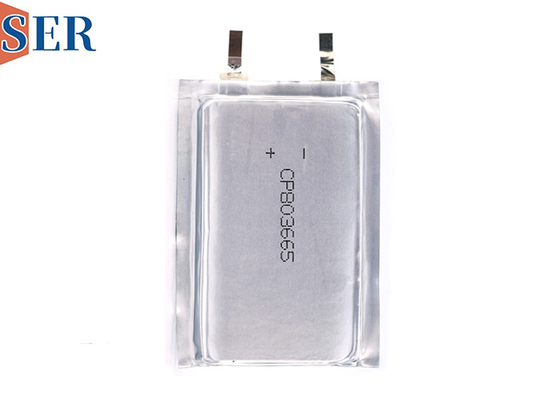 SER CP803665 Limno2 अल्ट्रा थिन बैटरी 3.0V प्राथमिक सॉफ्ट पैकेज लिथियम मैंगनीज बैटरी