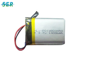 फ्लैट सेल 3.7 वी 1500mah लाइपो बैटरी 803450