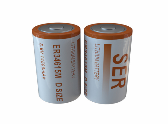14500mAh LiSOCL2 बैटरी सर्पिल हाई ड्रेन लिथियम थियोनिल क्लोराइड ER34615M