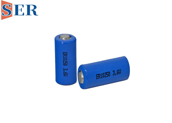 ER10250 1/2 AAA लिथियम थियोनिल क्लोराइड बैटरी 3.6 V बॉबिन टाइप प्राइमरी LiSOCl2
