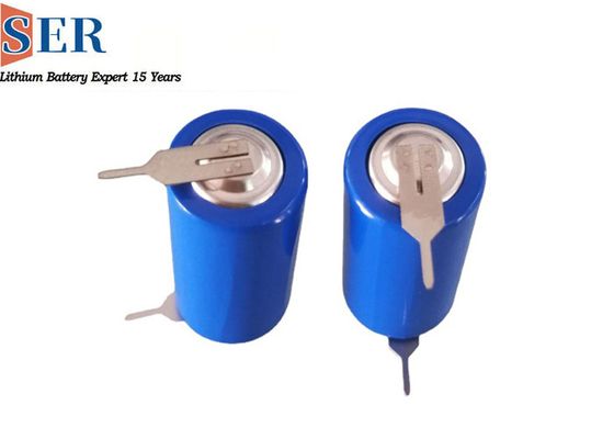 गैस मीटर NB-IoT मीटर के लिए बेलनाकार Li SOCl2 बैटरी उच्च वोल्टेज 3.6 V ER17450m