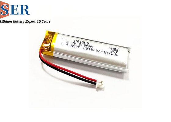 क्रायोजेनिक कम तापमान लिथियम पॉलिमर बैटरी 3.7V 7.4V 150mAh LP801350 लिथियम ली पीओ सेल को अनुकूलित करें